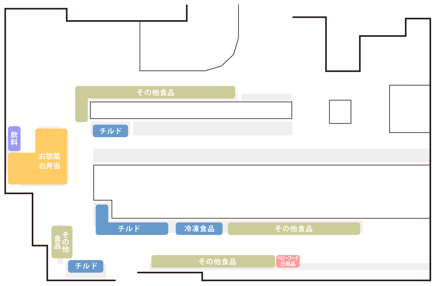 ビオラル京王百貨店新宿店フロアマップ